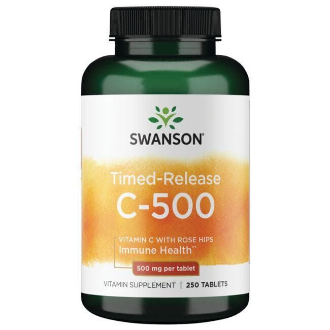 Swanson - C-vitamin med hyben - Tidsfrigivelse