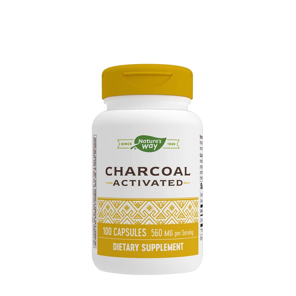 Nature's Way - Activated Charcoal (100 Capsules)