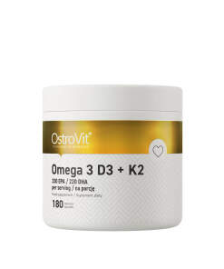 Ostrovit Omega 3 D3+K2 (180 Capsules)