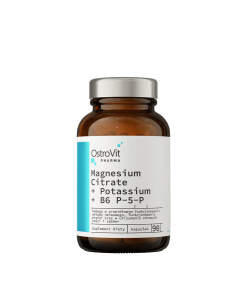 Ostrovit Pharma Magnesium Citrate + Potassium + B6 P-5-P (90 Capsules)
