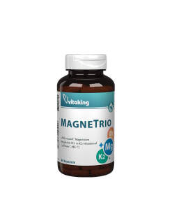 Vitaking MagneTrio D3+K2+ Magnsium bisglycinate (80 Capsules)