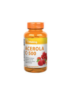 Vitaking Vitamin C-500 Acerola Raspberry (40 Chewables