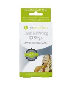 BECONFIDENT Teeth Whitening Strips X3 10 days