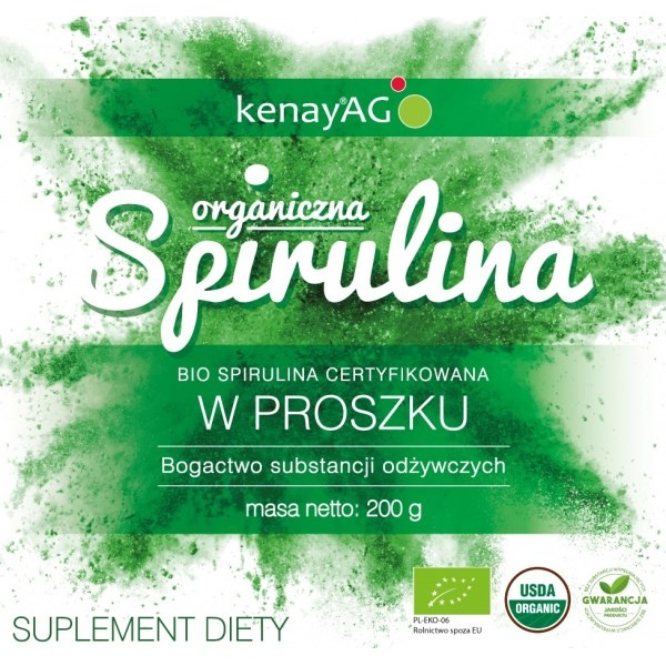 KENAY Spirulina Organic Powder (200 g / 7