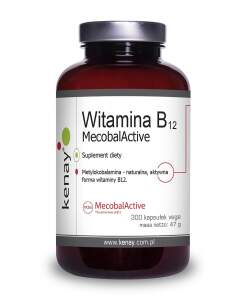 KENAY Vitamin B12 (methylcobalamin) MecobalActive (300 caps)