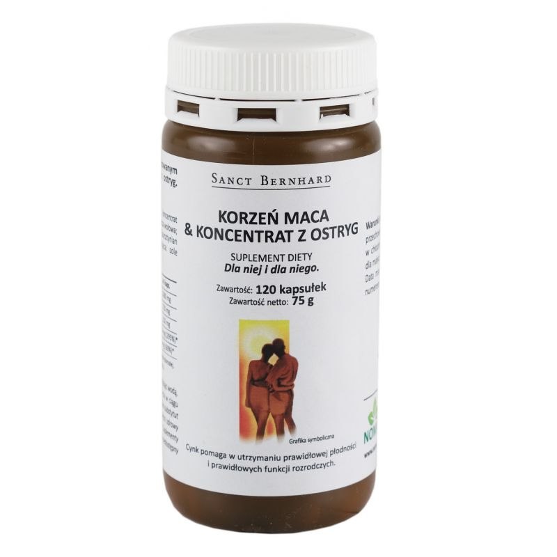 KRAUTERHAUS SANCT BERNHARD Oysters Maca Active Capsules (120 caps)