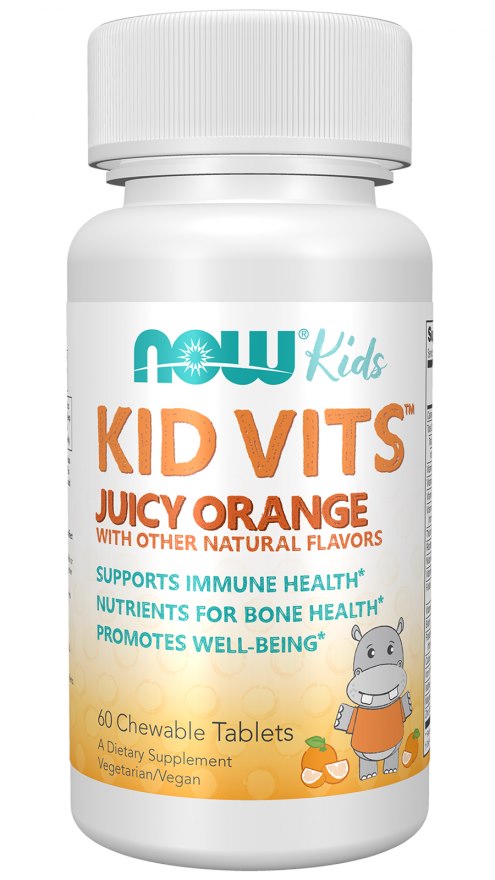 NOW FOODS Kid Vits Juicy Orange (60 tabs)