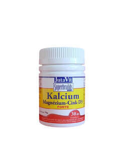 JutaVit Calcium-Magnesium-Zinc+D3 Forte (30 Tablets)