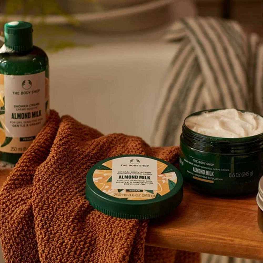 The Body Shop Almond Milk Shower Cream (250 ml) - imagine 3