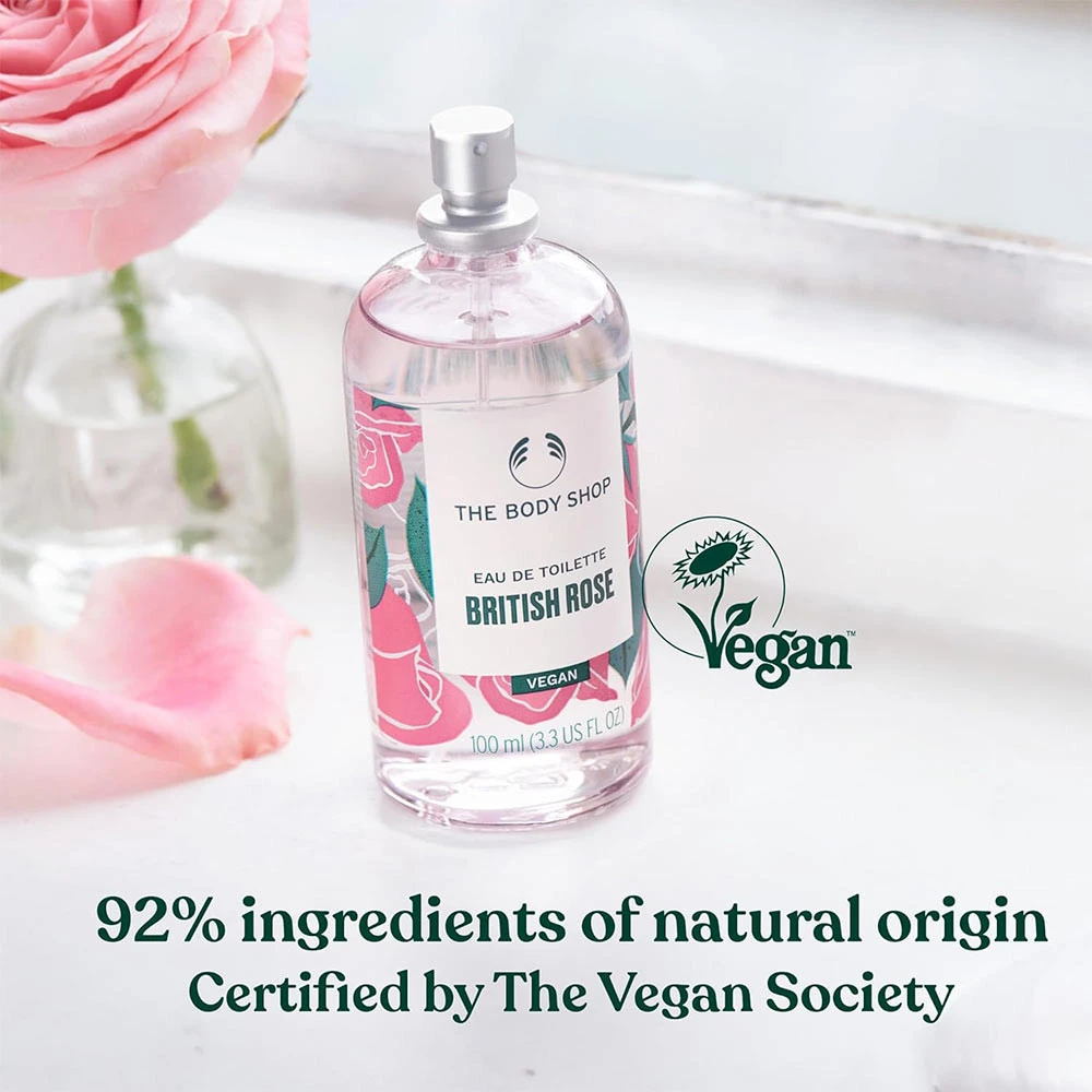 The Body Shop British Rose Eau De Toilette (100 ml) - imagine 3