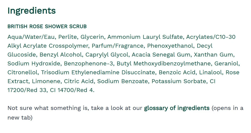 The Body Shop British Rose Shower Scurb (200 ml) - imagine 2