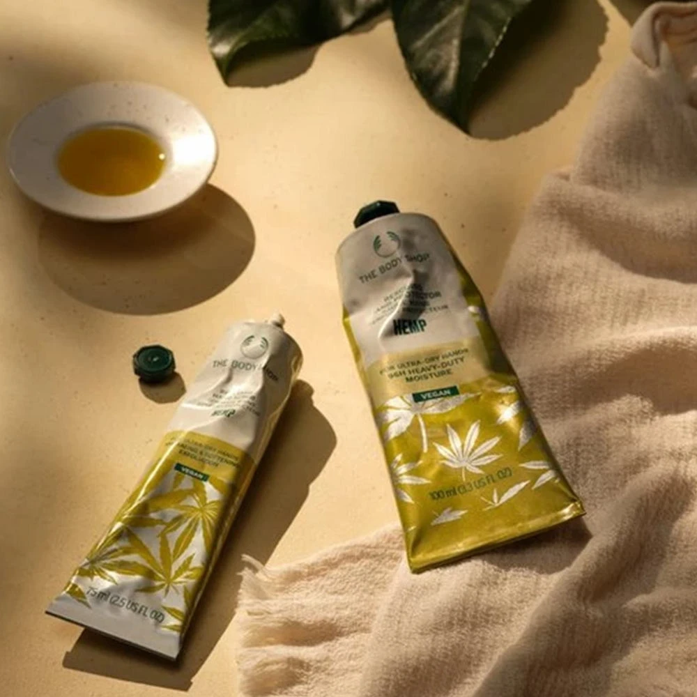 The Body Shop Hemp Vegan Rescuing Hand Cream (100 ml) - imagine 3