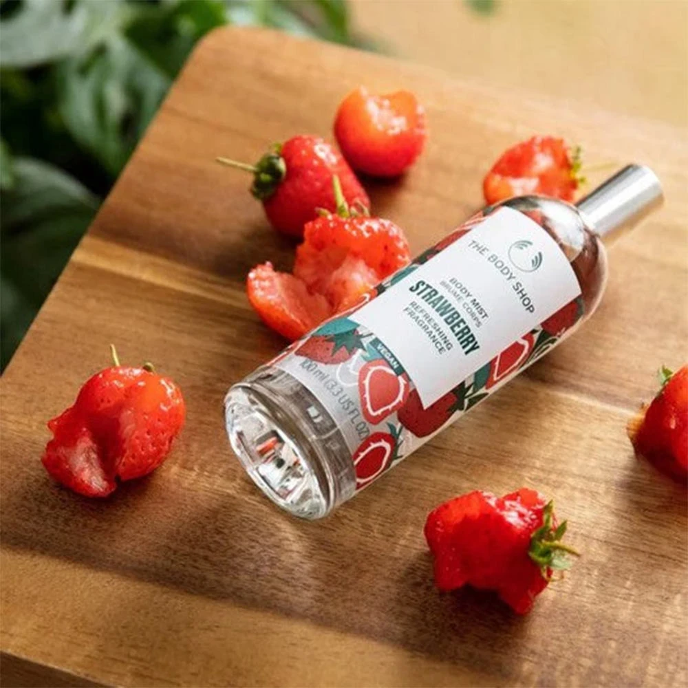 The Body Shop Strawberry Body Mist (100 ml) - imagine 3