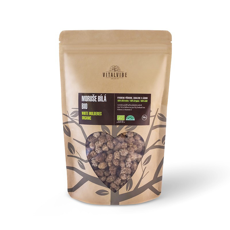 Vitalvibe - Mulberries White Organic Quantity 250 g