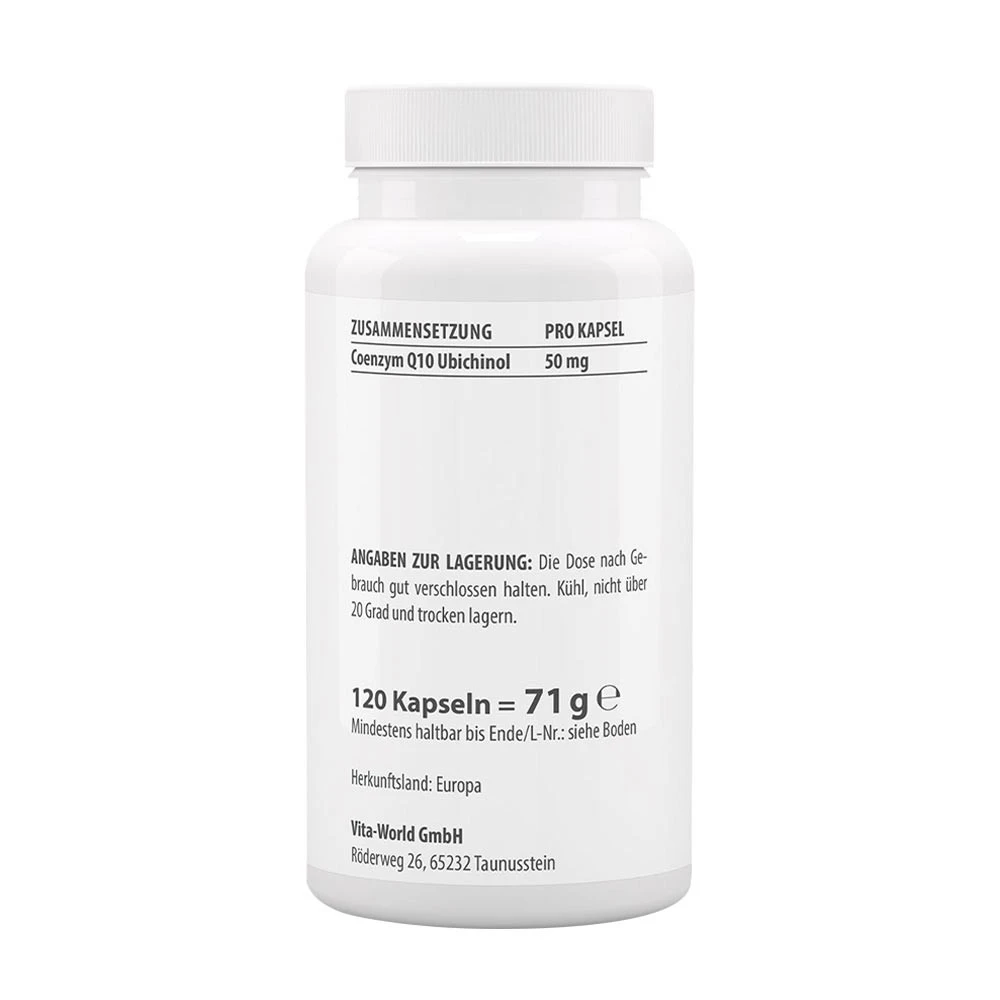 Vitaworld Ubiquinol 50 mg (120 Capsules) - imagine 2