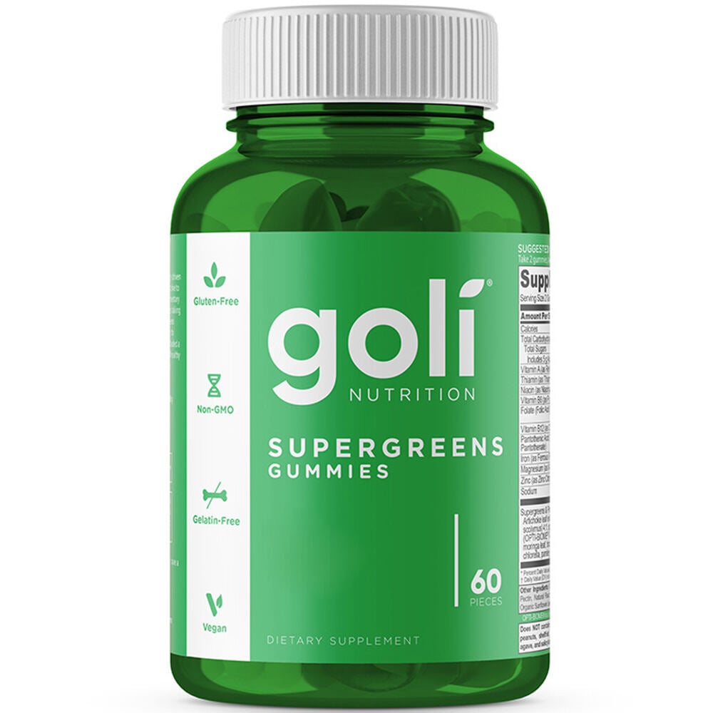 Goli Nutrition SuperGreens 60 Gummies – Supliment cu Verdeturi Concentrate - imagine 2