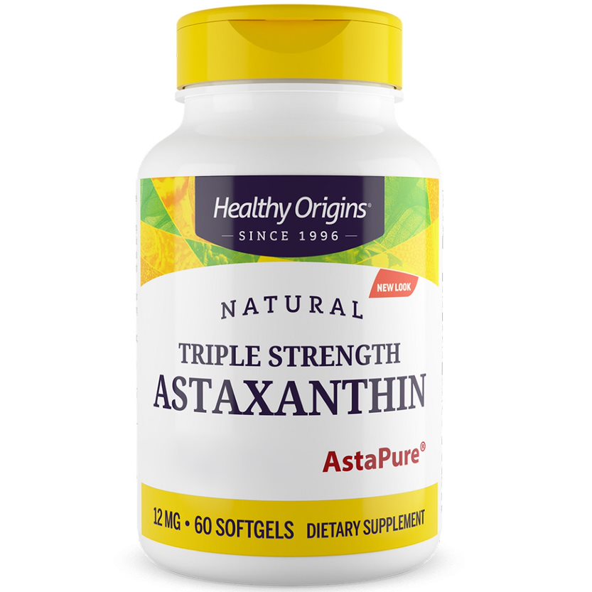 Healthy Origins Astaxanthin Depot 12mg 60 soft capsules
