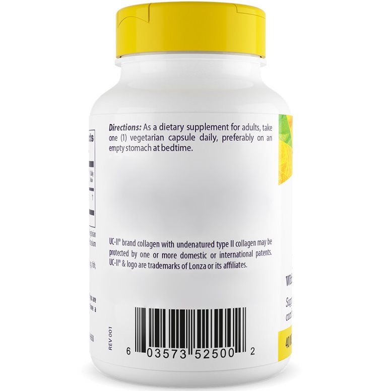 Healthy Origins Natural UC II 40mg - 60 capsule vegetale - imagine 4