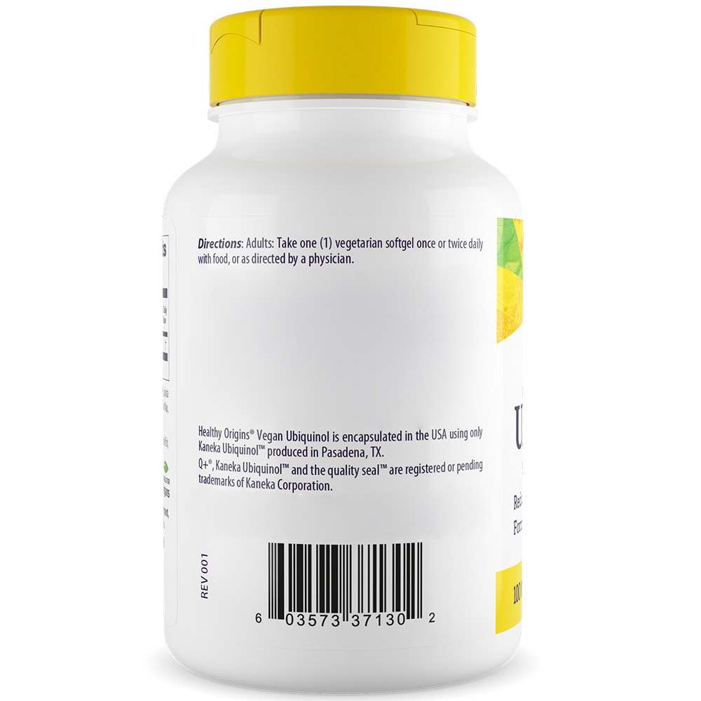 Healthy Origins Ubiquinol Vegan 100mg - 60 Capsule Vegetale - imagine 4