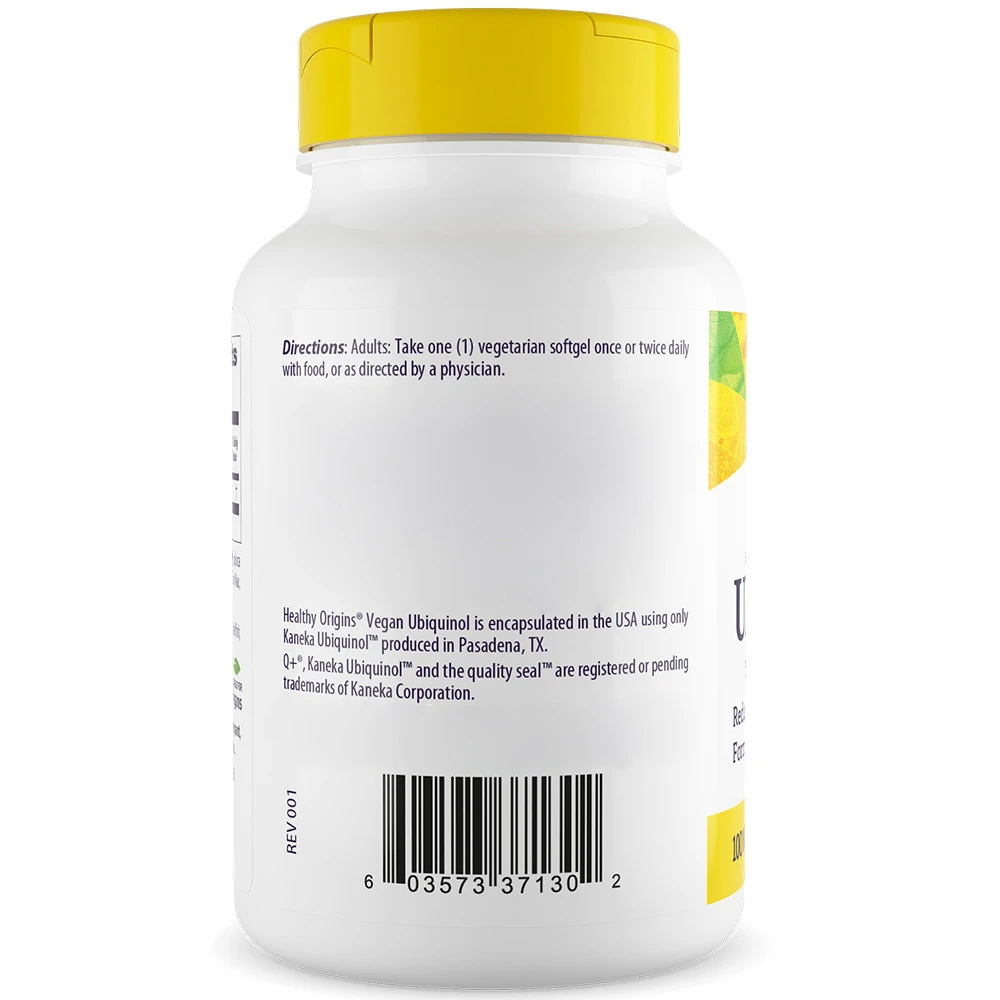 Healthy Origins Ubiquinol Vegan 100mg - 60 Capsule Vegetale - imagine 4
