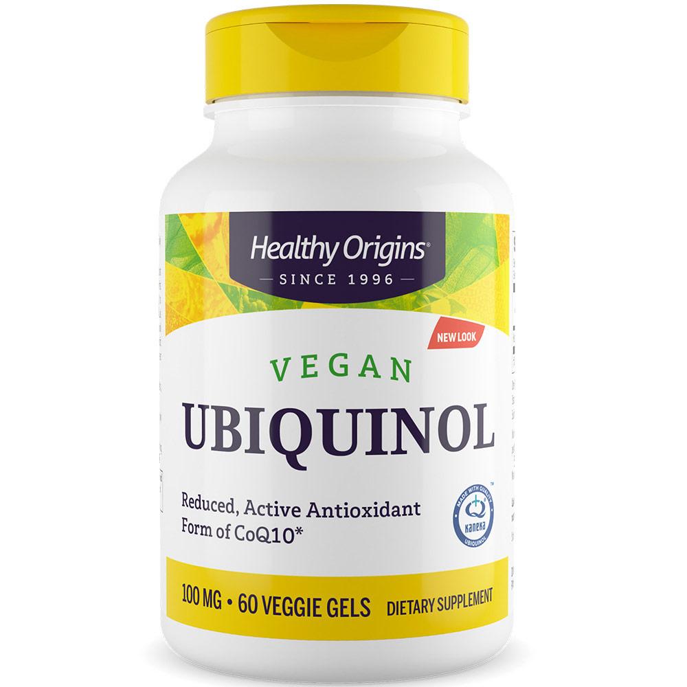 Healthy Origins Vegan Ubiquinol 100mg 60 Veg. gels