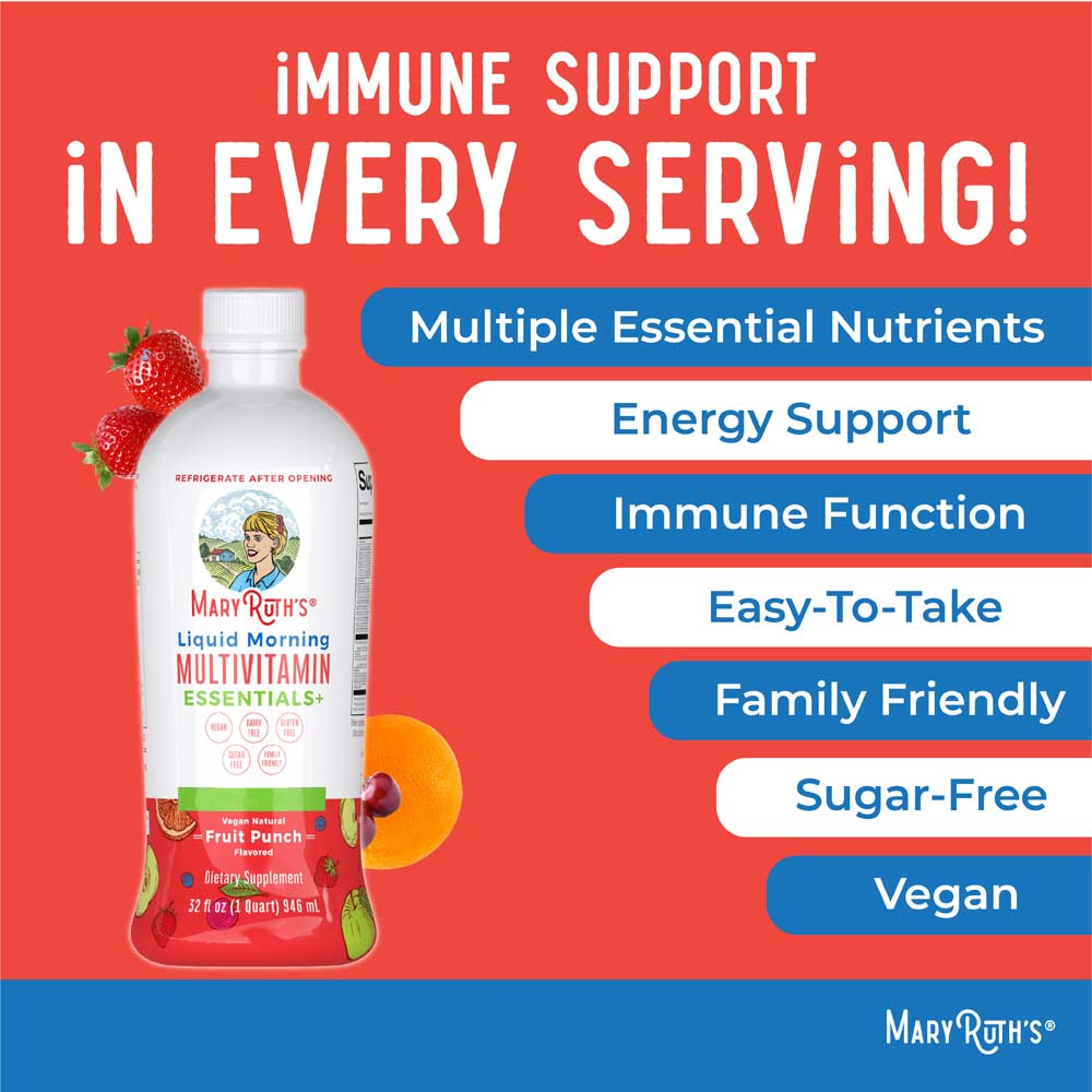 MaryRuth's Multivitamin Lichid cu Aroma de Fruit Punch - 946ml - imagine 4