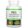 Natural Factors DGL Rădăcină de Lemn Dulce Deglichirizat 400mg 90 comprimate masticabile - imagine 2