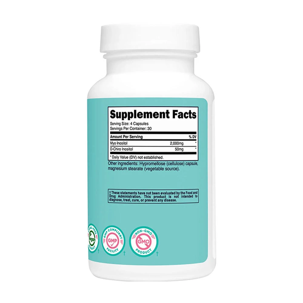 Nutricost Myo & D-Chiro Inositol pentru Femei - 120 Capsule - imagine 5