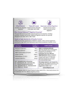 Vitabiotics Wellzyme Digestive Enzymes (60 Capsules)