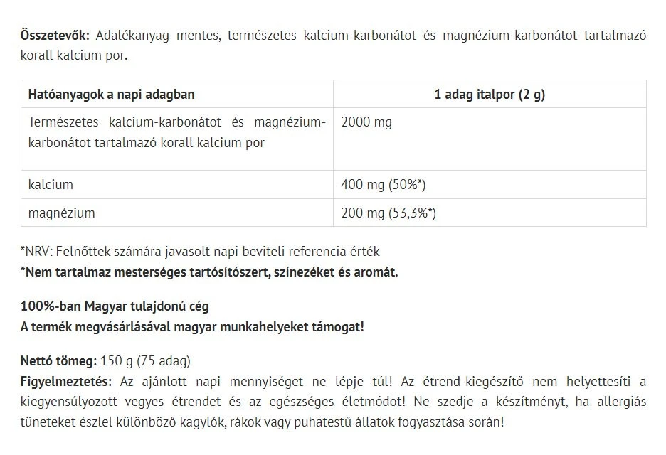 Natur Tanya Praf de Corali Organic (75 Porții) - imagine 2