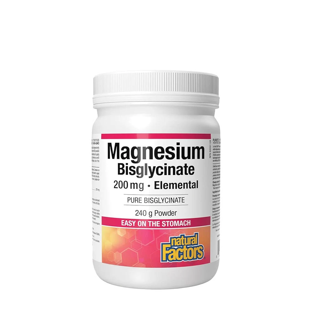 Natural Factors Magnesium Bisglycinate Pure 200 mg (290 g)