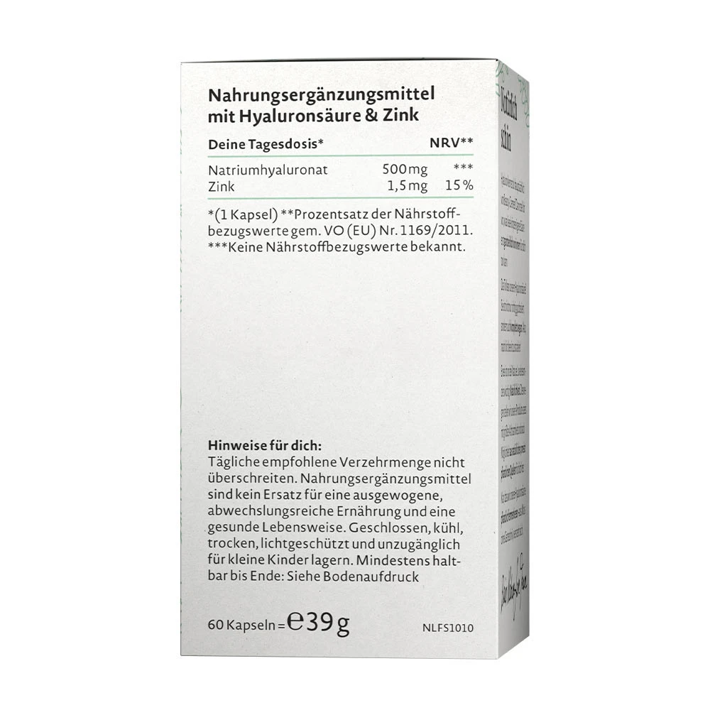 Nature Love Hyaluron - Supliment cu Acid Hialuronic (60 Capsule) - imagine 2