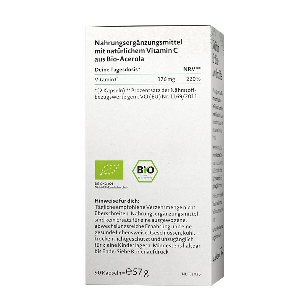 Nature Love Vitamina C Naturală - 90 Capsule - imagine 2