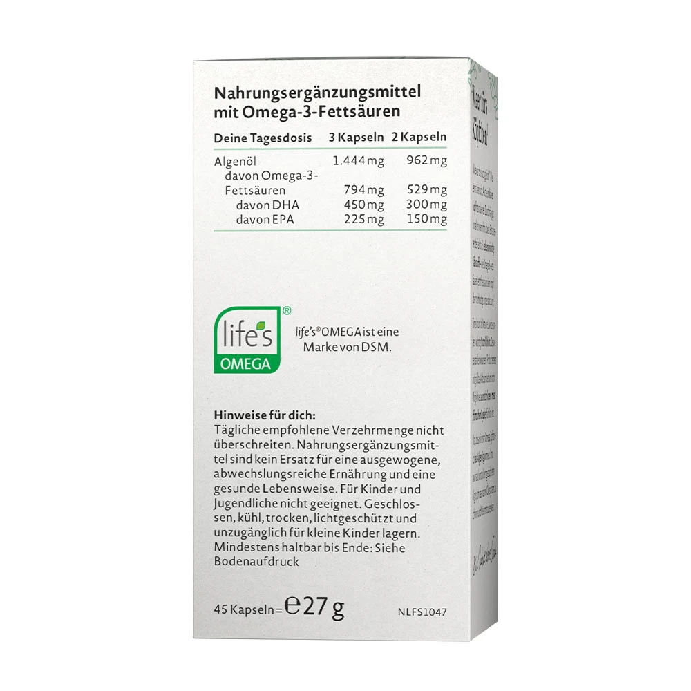 Nature Love Omega-3 Vegan - 45 Capsule - imagine 2