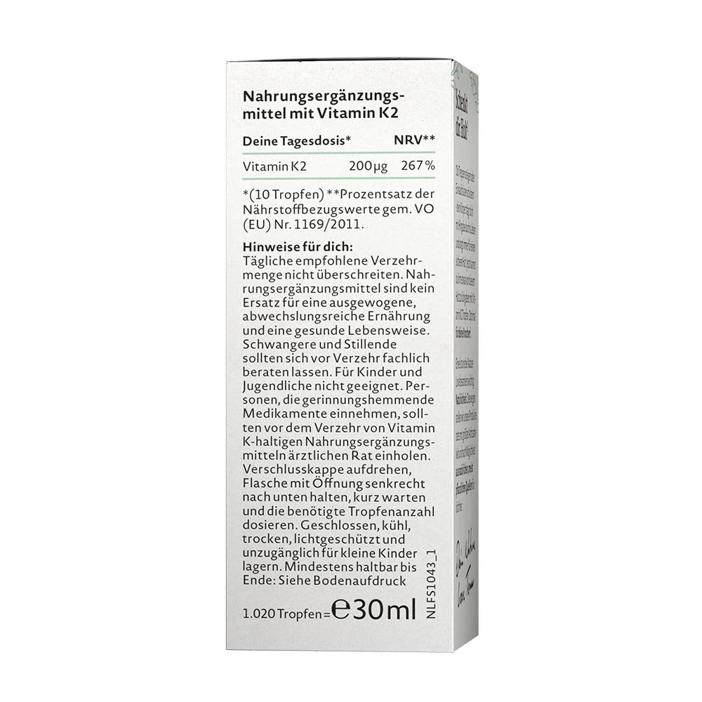 Nature Love Vitamina K2 - Supliment Lichid 30 ml - imagine 2