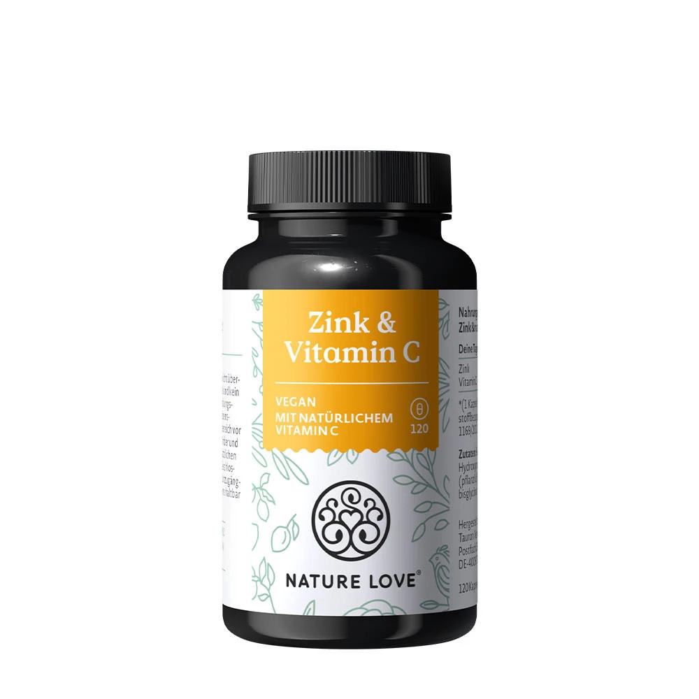 Nature Love Zink & Vitamin C (120 Capsules)
